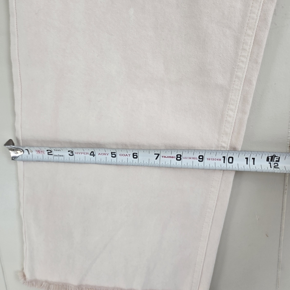 H&M Soft Pink Straight Leg Jeans-Size 8 - Picture 6 of 8